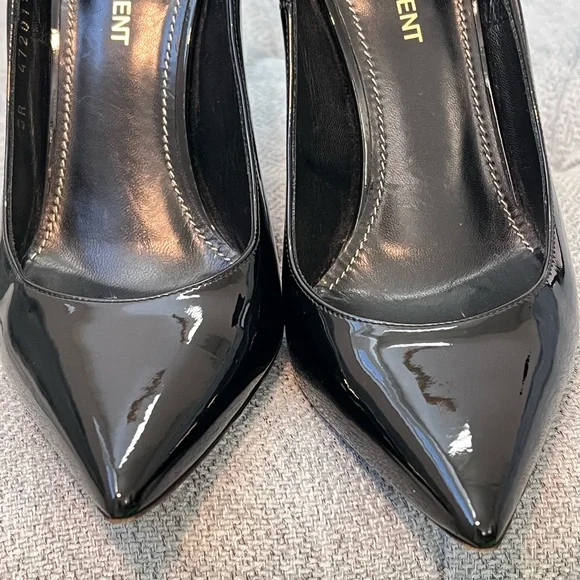 Saint Laurent Opyum Cassandre-logo Pumps - Picture 5 of 10